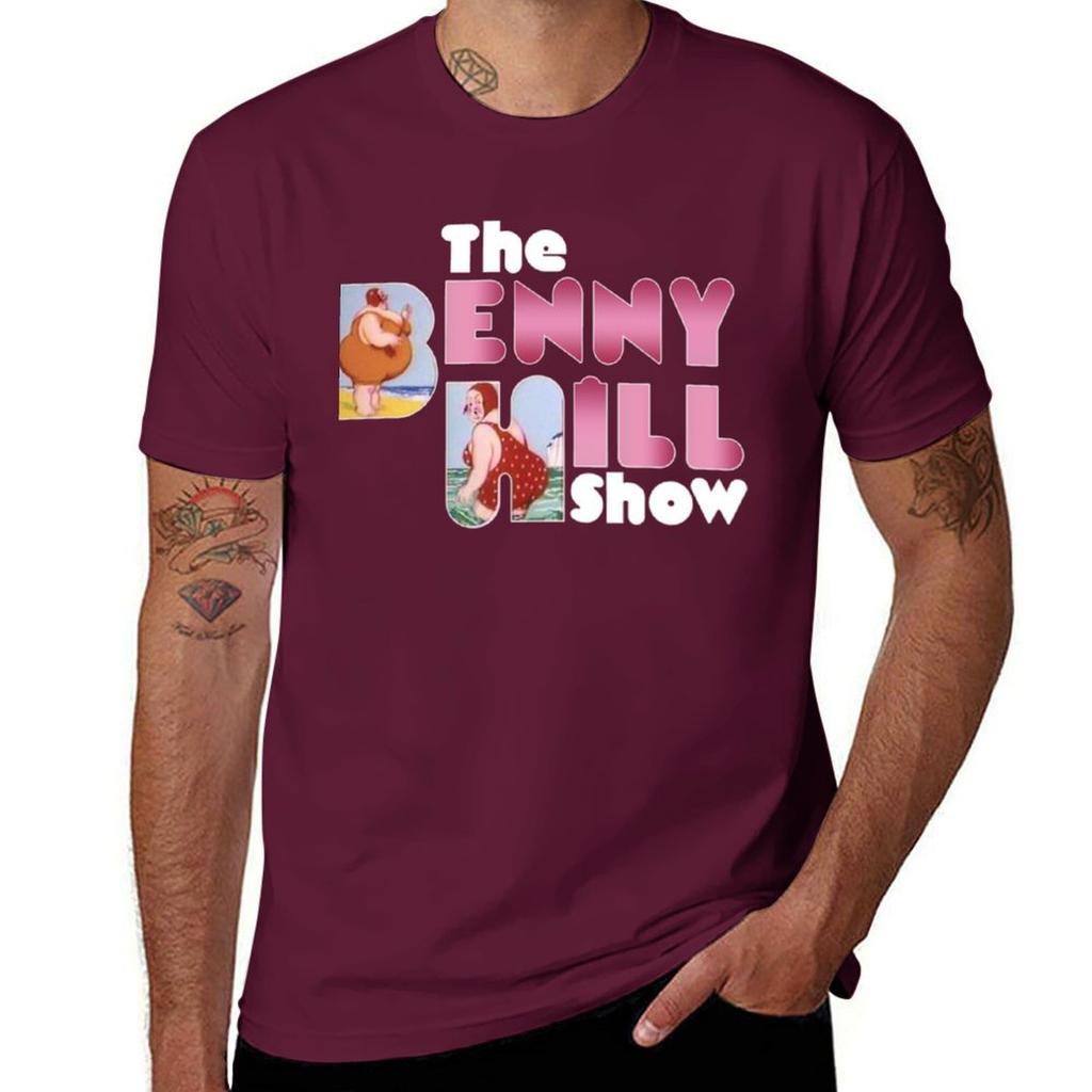 Benny Hill T-Shirt Short sleeve tee graphics summer tops mens t shirt graphic