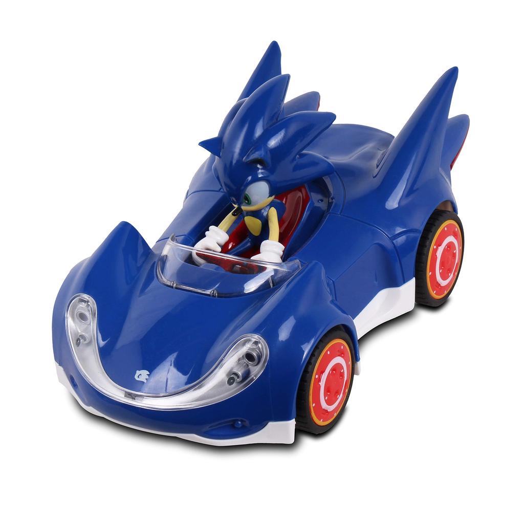 NKOK Sonic the Hedgehog All-Stars Racing Pull-Back Action Figure - Small, Blue