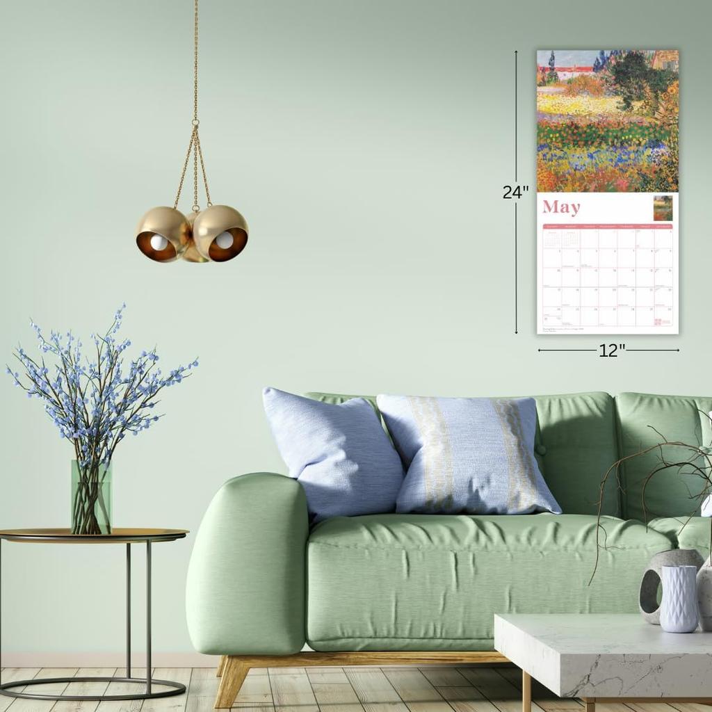 Marble City Press Календарь современных пэчворк-работ 2026 | 12" x 24" Календарь по волокнам 12-месячный Создатель, схемы для импровизированного пэчворка, Хайди Паркс, Шитье и