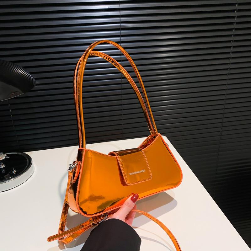 Нишевый дизайн сумка подмышку женская новая простая сумка-багет персонализированная модная на плечо кроссбоди женская сумка