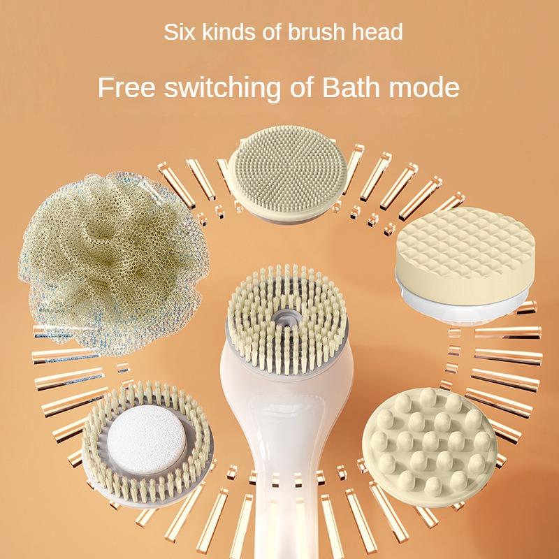 Электрические щетки для ванны Bath and Body Works Силиконовые щетки для тела Водонепроницаемые щетки для ванны IPX7 Щетки для ванны с длинной ручкой