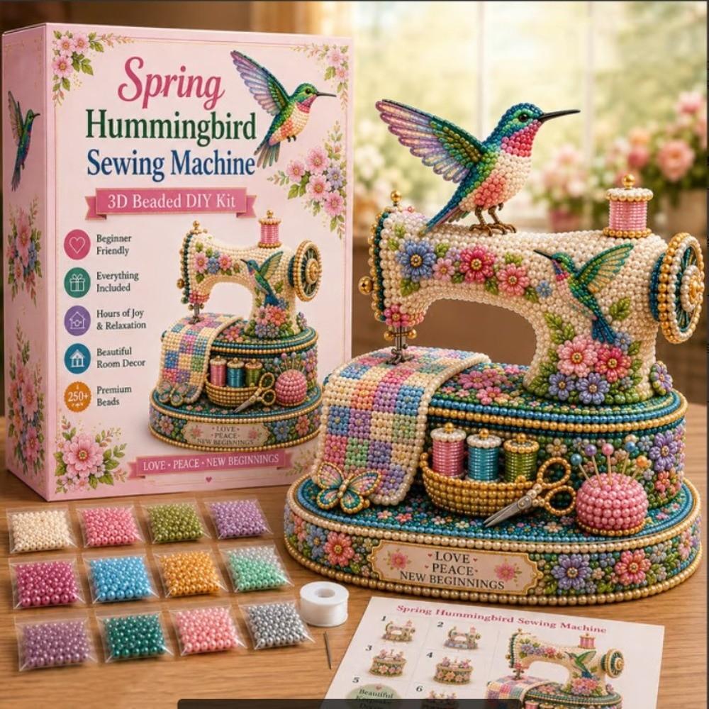 Premium Beads 3D Diamond Art Kit 3D Beaded Beaded Craft Kit New Beaded DIY Kit for Home Decor