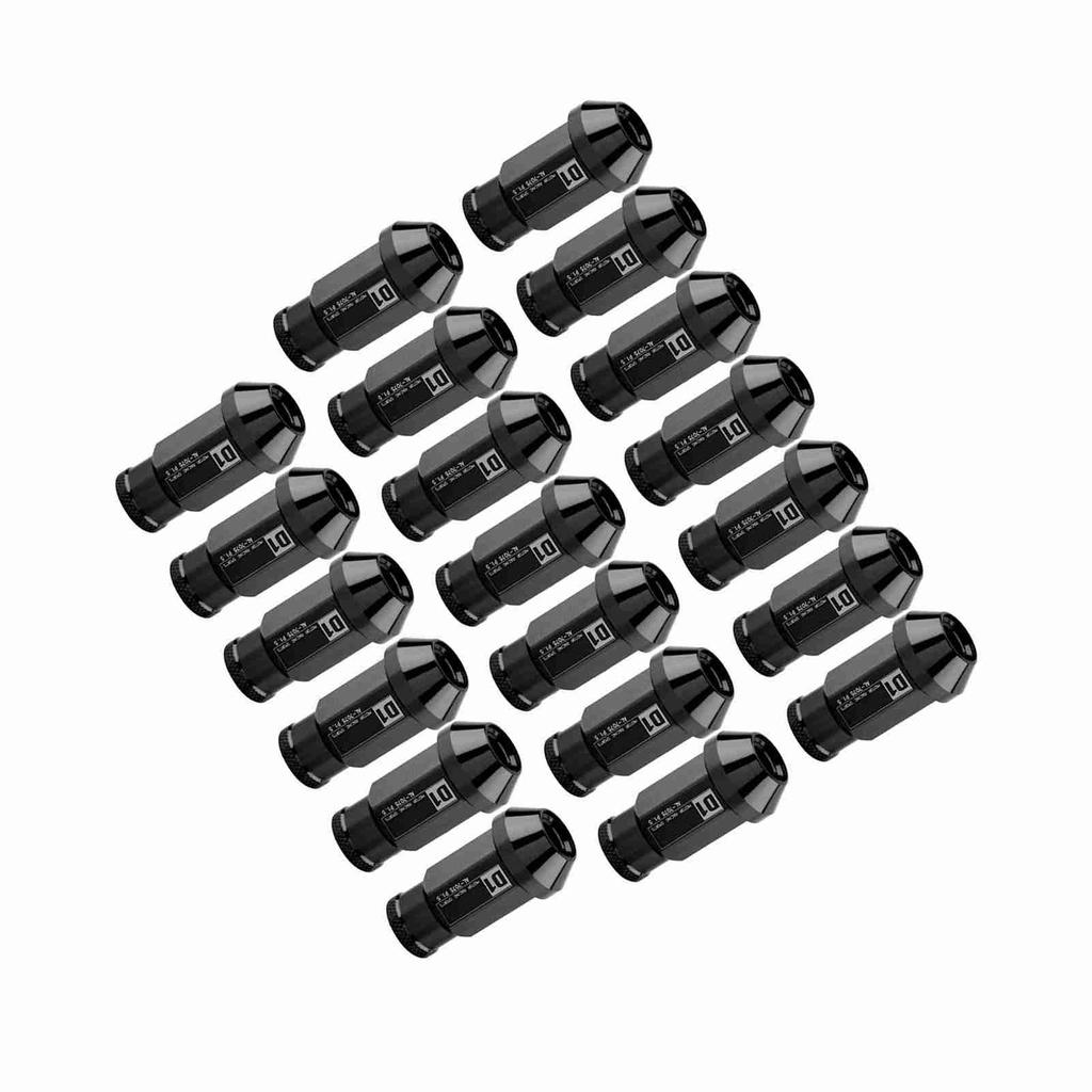 Автомобильный винт для покрышки гоночного колеса алюминиевая гайка M12X1.5 (черный)