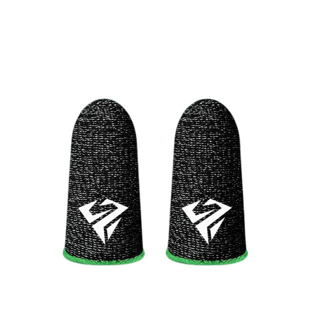 2 PCS Breathable Gaming Finger Cover Sweatproof Touch Screen Finger Cuff 2024 Finger Sleeve