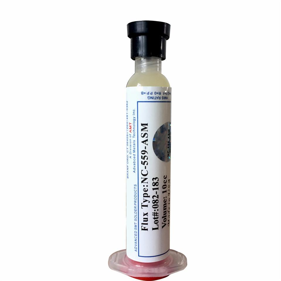 2023 Оригинальный флюс NC-559-ASM BGA PCB Не требующая очистки паяльная паста Сварочная усовершенствованная масляная флюсовая смазка 10cc Инструменты для ремонта пайки