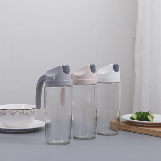 Кухонная герметичная бутылка-диспенсер для оливкового масла и уксуса, автоматическая крышка, банка для хранения