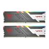 Patriot Viper Venom RGB DDR5 64GB X 5200MHz UDIMM Desktop Gaming Memory KIT PVVR564G520C40K (2 32GB) -
