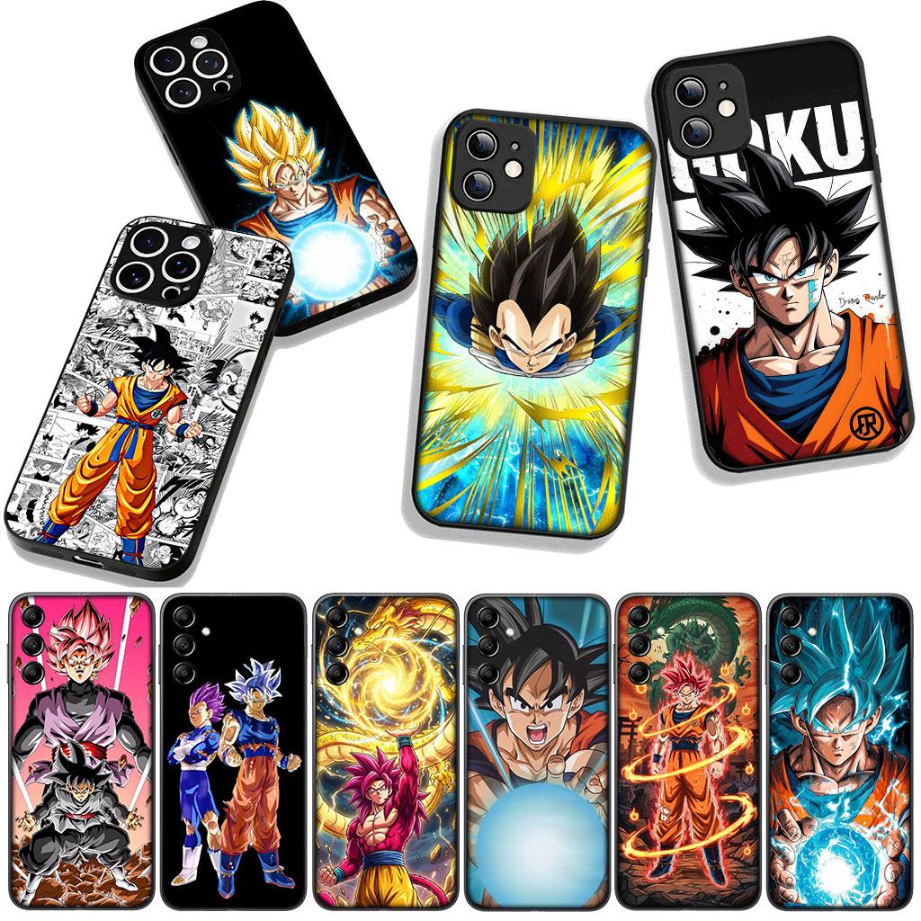Cover for Apple iPhone 16 15 14 Plus 13 12 Mini 17 Pro Max + ProMax 16E Air 16+ 15+ Phone Case Dragons Gokus Balls Vegeta DBZ