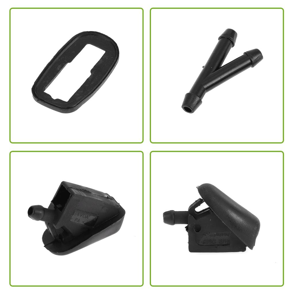 Подходит для форсунки омывателя лобового стекла HOPESPANNER Mini, форсунки переднего лобового стекла, струи омывателя дворников, пластик, 1 комплект