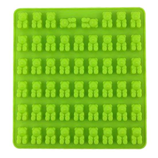 Форма для жевательной резинки, не содержащая BPA, с антипригарным покрытием, форма для конфет в форме плюшевого мишки пищевого качества