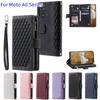 For Motorola Moto All Series for Moto E5,G6 Play,E5 Plus,E13,G14,G54...Flip Leather Zipper Wallet Handbag Case Cover