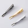 Boutique Electroplated Gold Silver Twist Shape Tie Clip, Hot-Selling Men'S Tie Clip