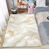 Nordic Marble Style Carpet for Living Room Luxury Gold Home Decor Rug for Bedroom Ins Washable Washroom Floor Mat