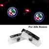 Для Световой приветствия Для Светодиодный свет приветствия в двери автомобиля Проектор логотипа Giulia Giulietta Mito Stelvio Brera 147 156 159