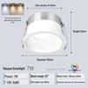 Светодиодный антибликовый точечный светильник NVC Lighting 2025: Дизайн с глубоким посадочным местом для гостиной, спальни, прохода и коридора – отверстие 7,5 см