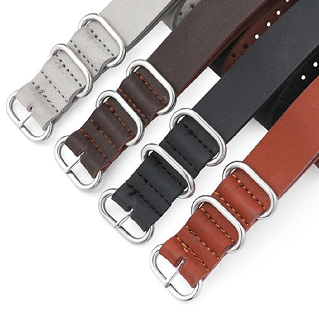 Ремешок для часов из искусственной кожи, 18–24 мм, ремешок, регулировка, сменный браслет с пряжкой