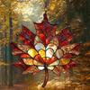 Sun Catchers Indoor Window Fall Maple Leaves Light Catcher Ornament Aesthetic Wall Crafts Pendant for Greenhouses Windowsill