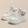 Thick-soled High-top Little White Shoes Women's New Spring and Autumn Versatile Casual Sports Shoes Trendy Student Board Shoes
