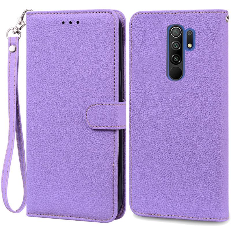 For Redmi 9 Case Soft Silicone Wallet Cover Phone Case For Xiaomi Redmi 9 Case Redmi9 Leather Flip Case Coque Fundas Shell