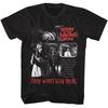 Night Of The Living Dead T Shirt Horror Movie WONT STAY DEAD Black Cotton
