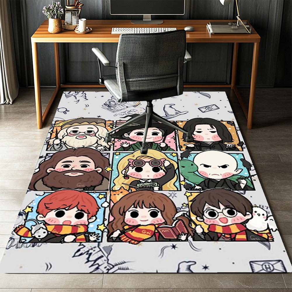 Harry Potter Printed Carpet,Rug,for Office Chair Living Room Bedroom Kitchen Room Decor Gifts.