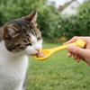 3 Pieces Bite Resistant Pet Canned Spoon Silicone Cat Feeding Scoop Pet Tableware  Food Mixing