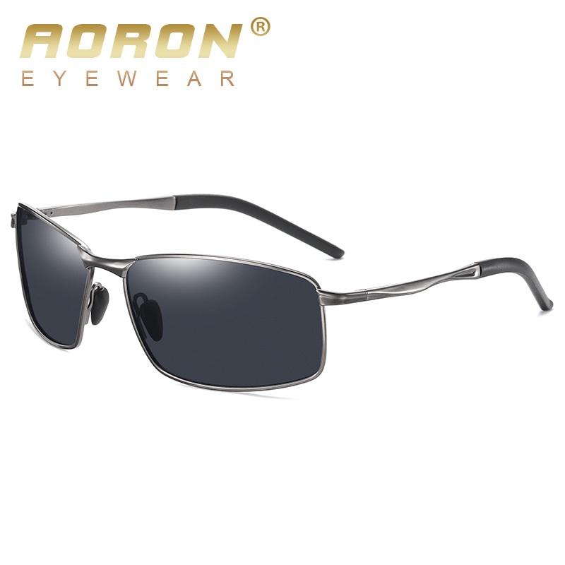 aoron Поляризованные солнцезащитные очки с модным покрытием, классический дизайн, уличные солнцезащитные очки, антибликовые очки для мужчин, подарки