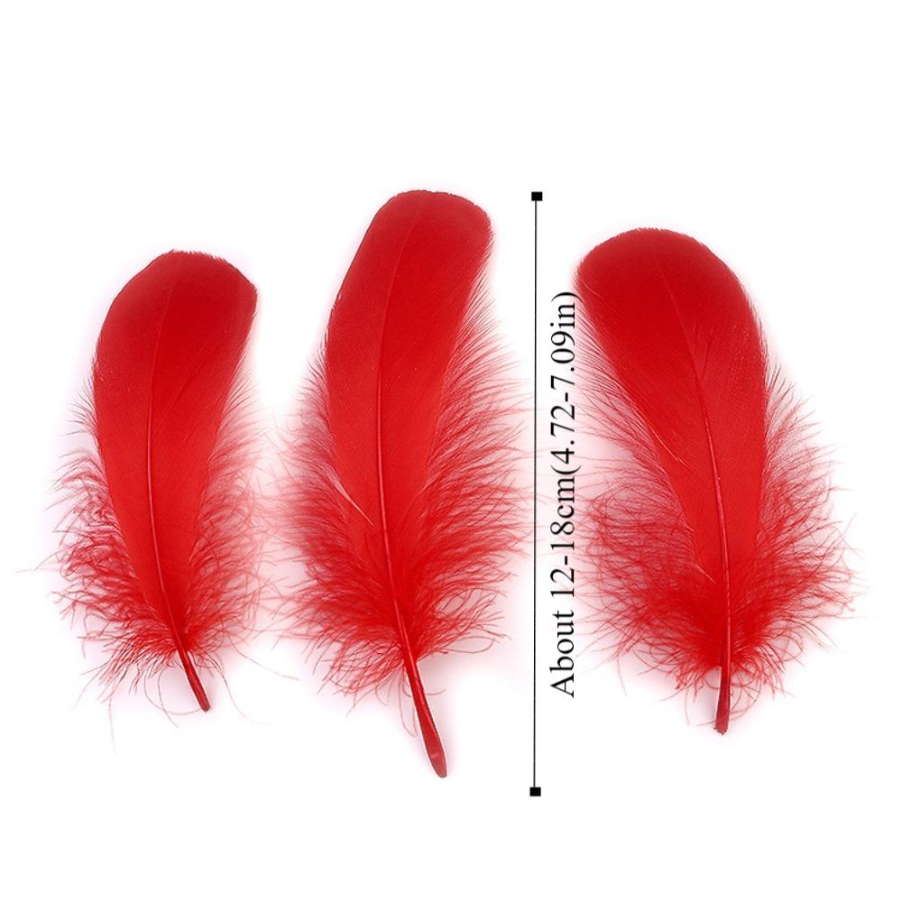 50PCS 12-18cm Goose Feathers Natural Dream Catcher Feathers  Wedding Party Handicraft Accessories