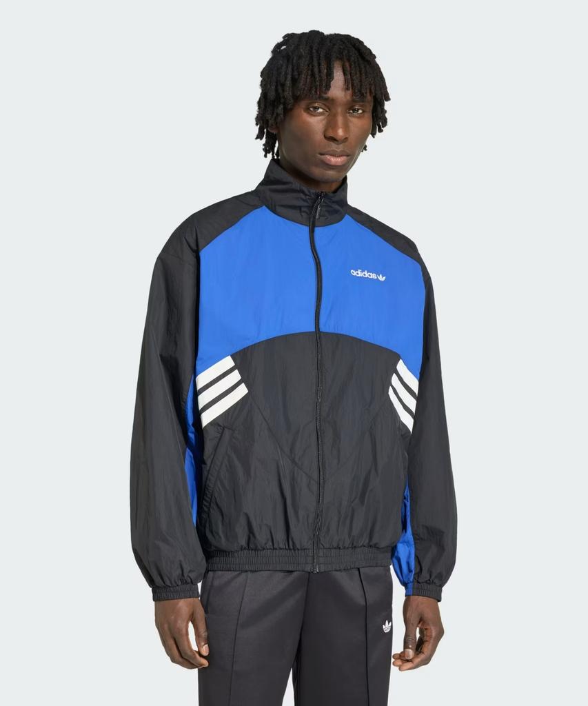adidas Спортивная кофта Munich 93 - Черная:Королевский синий / Kr7281