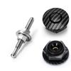 1Pcs Quick Release Front Bumper Hood Pin Aluminum Engine Bonnet Lock Universal Push Button