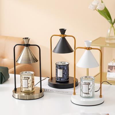 Электрические грелка для свечей Лампа для Yankee Candle Metal Oil Burner Ароматерапевтические лампы Рождественский подарок Настольная лампа для домашнего офиса