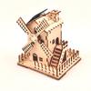 3D пазл Солнечная ветряная мельница Игрушка Научная игрушка Сделай сам Физический образовательный набор для ребенка Модель Технология солнечной энергии Эксперимент STEM-набор