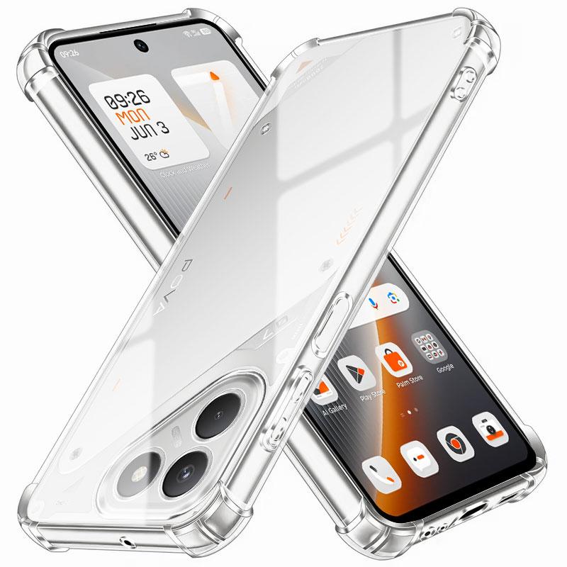 EUCAGR Противоударный Мягкий Силиконовый Чехол-Бампер для Tecno Pova 7 Ultra Pova 7 Pro /7 4G 5G Прозрачный Мягкий Защитный Чехол