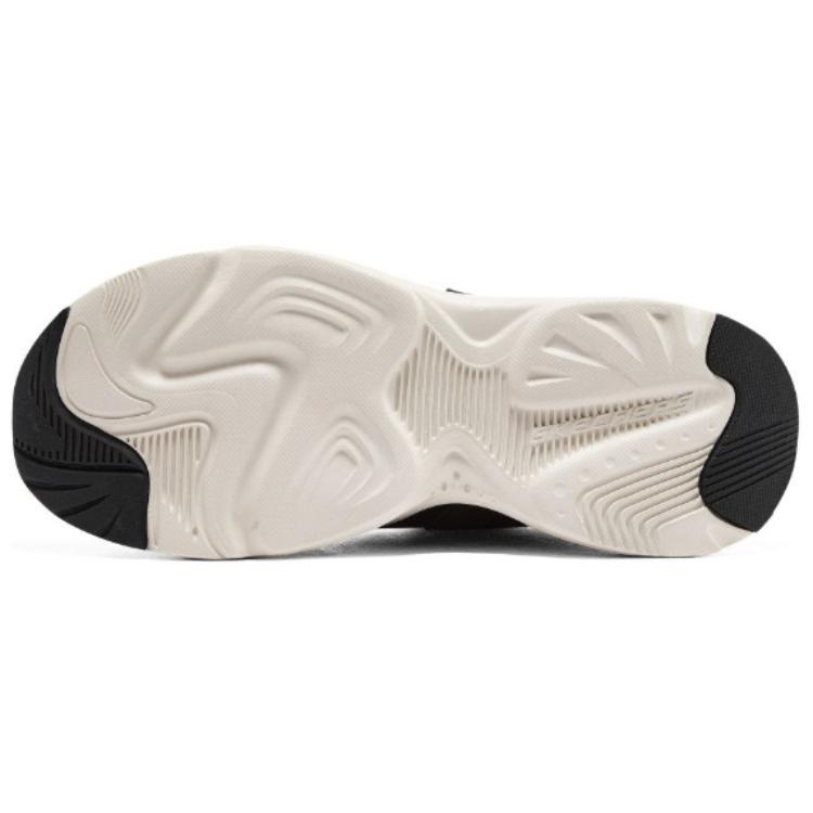 Skechers Stamina Воздушные Амортизирующие Прочные Высокие Папины Кроссовки Женские Кроссовки Черный Белый 167596-BKW