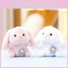 Toy Plush Bunny Keychain With Pp Cotton Filling For Kids Stuffed Animal Gift