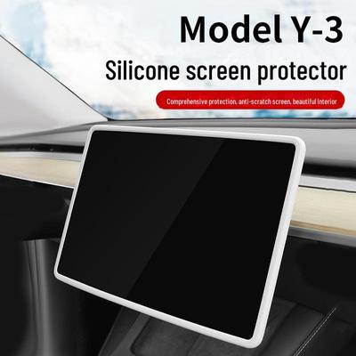 Силиконовый защитный чехол для экрана Tesla Model 3/Y - противоударный каркас