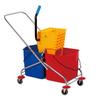 Beao UP-063 Double-Bucket Mop Wringer Cart 60L