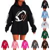 Womens Hoodies Oversized Sweatshirts Long Sleeve Casual Pullover Hooded Sweatshirt Tops