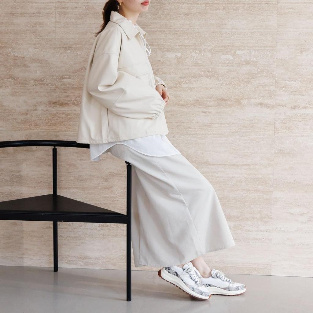 Genuine Leather Cushion HIMIKO Himiko Combination Design Sneakers 607005 Gray 225