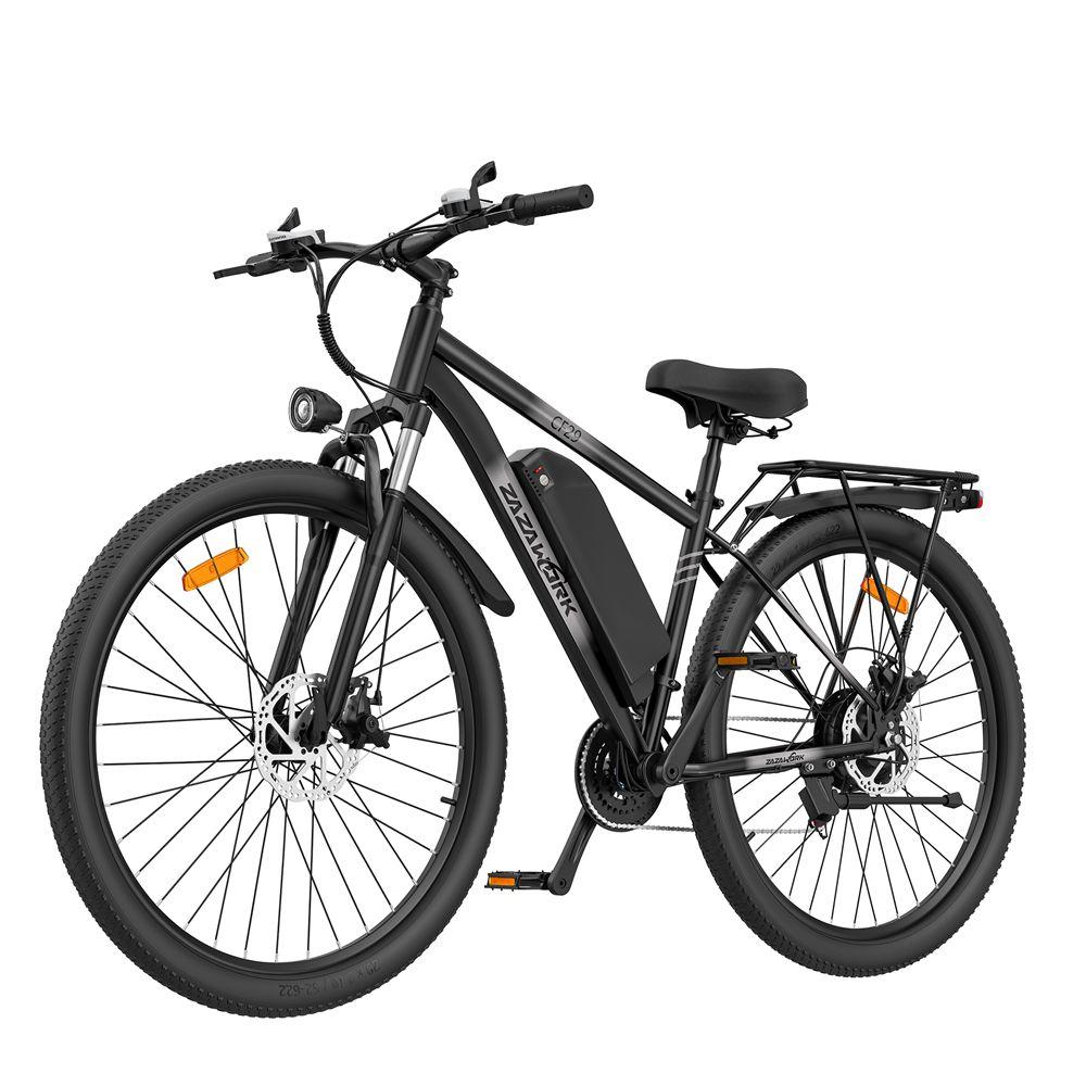 Электровелосипед Zazawork CF29, мотор 250 Вт, шины 29"x2.1", городской электровелосипед, 21 скорость, двойные дисковые тормоза, 48 В 15 Ач, светодиодный дисплей, максимальная скорость 35 км/ч