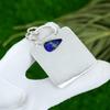 Friendship Day Sale Sterling Silver Lapis Lazuli Gemstone Unique Pendant Jewelry