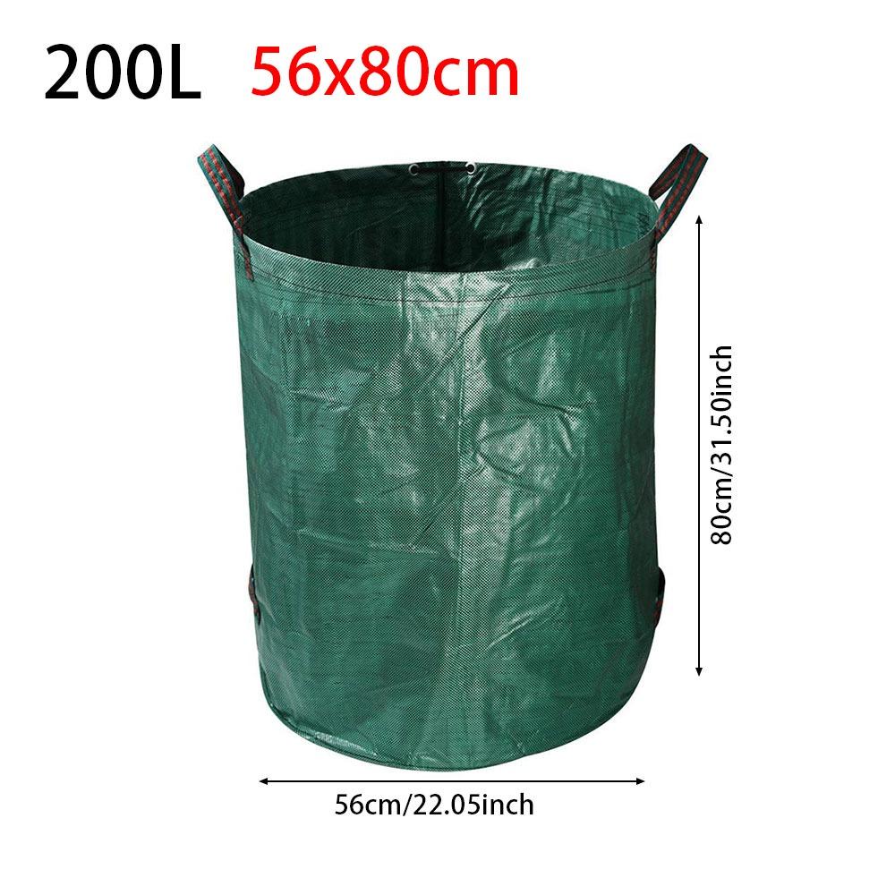 1 шт. Водонепроницаемый мешок для листьев Большой вместимости Контейнер для хранения и сбора Прочный мешок для садового мусора