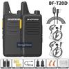 Мини-рация Baofeng BF-T20D 5 В Type-C Двусторонняя рация Улучшенная версия BF-T20 Подавление шума KD-C1 Для кемпинга, походов, детская игрушка