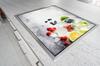 Glass protective plate for the stove 70x52 Fruit