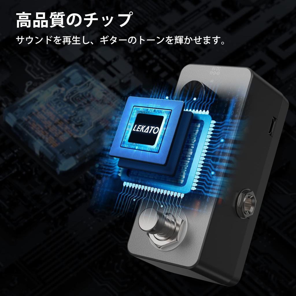 Педаль эффектов гитарного лупера Педаль педали LEKATO 5 минут неограниченного времени цикла Наложение Loop Station Кабель Блок питания необходимо приобретать отдельно (USB