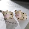 Ручная деревянная резьба Домашние украшения decoraciones para el hogar Настольные аксессуары Декор комнаты Статуэтка коровы ручной работы Декор комнаты
