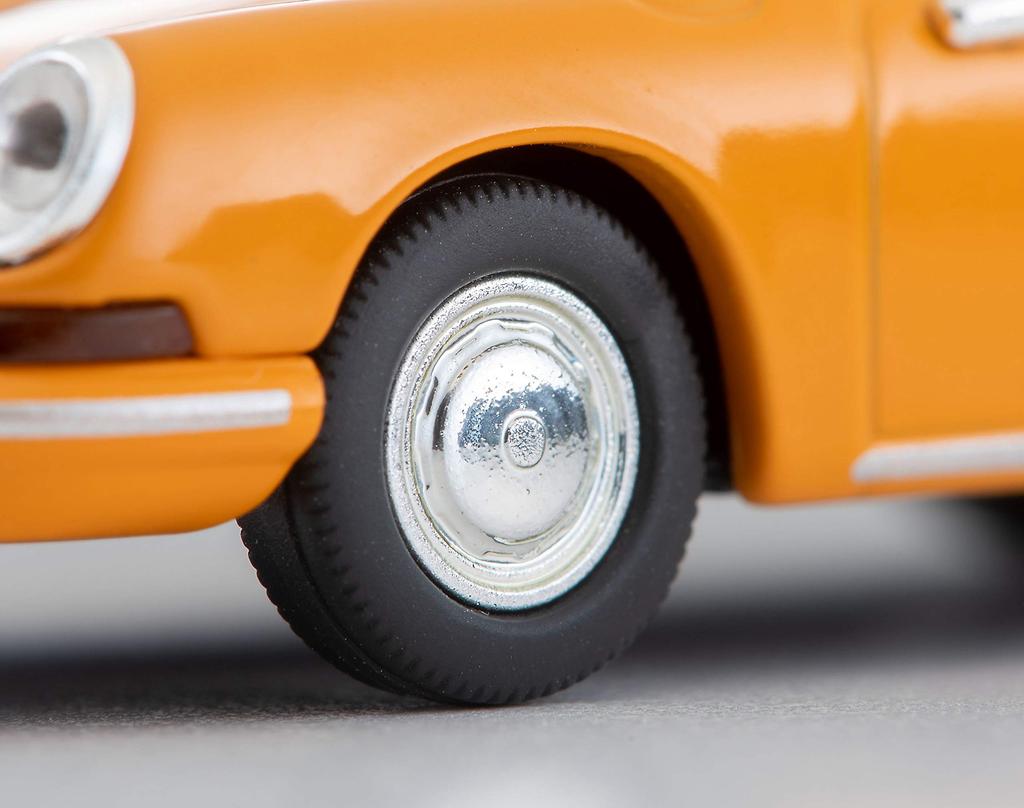 Tomytec Tomica Limited Vintage Porsche 911 Yellow Finished Product 1/64 LV-86f