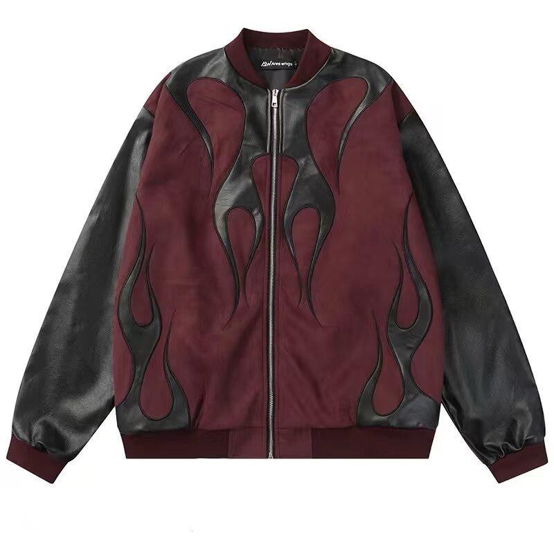 Унисекс Классическая черная вышитая бейсбольная куртка для весны/осени