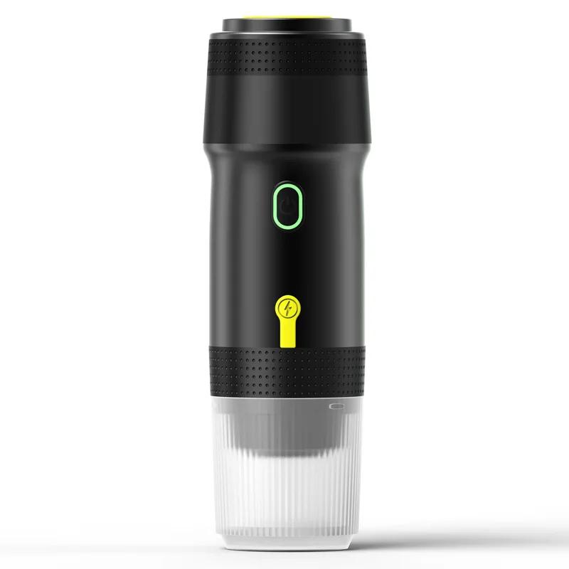 Portable Italian Capsule Coffee Machine Electric Wireless Heating Coffee Machine Travel Coffee Maker for Car Home Camping Travel