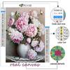 Алмазная вышивка Розовые розы 5D DIY Алмазная картина Вышивка крестом Горный хрусталь